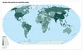World population map () Royalty Free Stock Photo