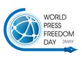 World Press Freedom Day Royalty Free Stock Photo