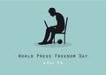 World Press Freedom Day vector