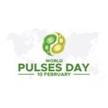 World Pulses Day vector, illustration. World Pulses Day poster design , World Pulses Day