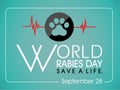 World Rabies Day background