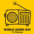 World radio day, 13 february