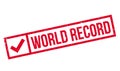 World Record rubber stamp