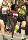 World record woman Florence Kiplagat Royalty Free Stock Photo