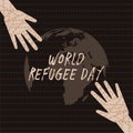 world Refugee day concept design