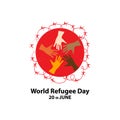 World refugee day on june 20th