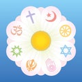 World Religions Flower Symbols