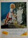 Kodak Colour Film. Vintage magazine advert 1950`s