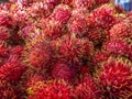 World`s abundance. Fruits and vegetables market in the Chinese district in Ne York, United States of America. Royalty Free Stock Photo