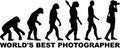 World's Best Photographer Evolution Royalty Free Stock Photo