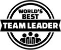 World`s best Team Leader button