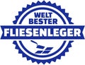 World`s best Tiler german button