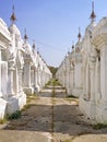 The World's Biggest Book in Kuthodaw Pagoda with 729 parts (ston