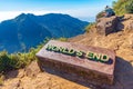 World's end viewpoint at Horton Plains national park at Sri Lank