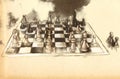 The World's Great Chess Games: Karpov - Kasparov Royalty Free Stock Photo