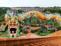 World`s largest and longest dragon statue & tunnel in the world at Yong Peng, Johor, Malaysia, at a length of 115 meters Royalty Free Stock Photo