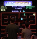 World`s Largest Pac-Man Game located at the Mall of America . Royalty Free Stock Photo