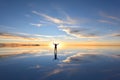 The world`s largest salt flat, Salar de Uyuni Royalty Free Stock Photo