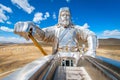 The world's largest statue of Genghis Khan Royalty Free Stock Photo