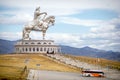 The world's largest statue of Genghis Khan Royalty Free Stock Photo