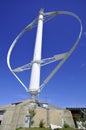 World's largest vertical axis wind turbine Royalty Free Stock Photo
