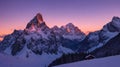 The world\'s tallest mountain is a sight to behold during twilight