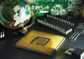 World of semiconductors Royalty Free Stock Photo