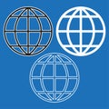 world set international earth globe icon Vector illustration. EPS 10.