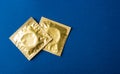 Condom in wrapper pack Royalty Free Stock Photo