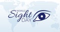 World Sight Day Background Banner Illustration