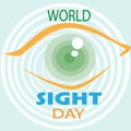 World Sight Day Sign and Logo Concept