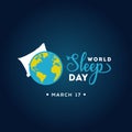 World Sleep Day Vector Design For Banner or Background