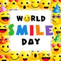 World Smile Day banner, October 2