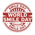 World Smile Day, rubber stamp