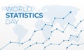 World Statistics Day Background Illustration