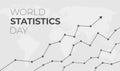 World Statistics Day Background Illustration