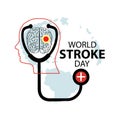 World Stroke Day, poster concept design.