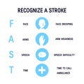 World stroke day vector concept