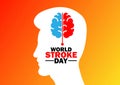 World Stroke Day Vector illustration