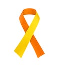 World Suicide Prevention Day Ribbon Isolated