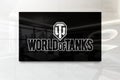 World of tanks on glossy office wall realistic texture