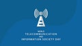 World Telecommunication and Information Society Day Royalty Free Stock Photo