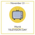 World Television Day. November 21