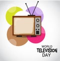 World Television Day. Royalty Free Stock Photo