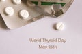 World Thyroid Day background