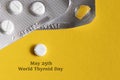World Thyroid Day background