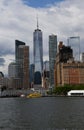 WORLD TRADE CENTER AND MAHATTAN VIEW HUDSAN RIVER