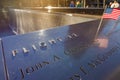 World Trade Center Memorial, Ground Zero in New York, USA Royalty Free Stock Photo