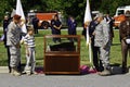 World Trade Center Memorial Relic Unveiling Royalty Free Stock Photo