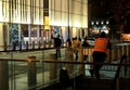 World Trade Center security personnel at night